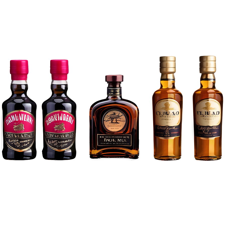 Miniature Whisky Bottles Png Mbf38 PNG Image