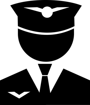 Minimalist Airplane Icon PNG Image