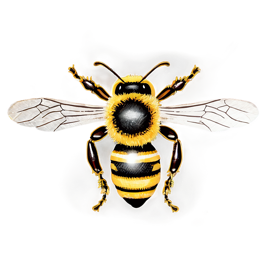 Minimalist Bee Png Pqg PNG Image