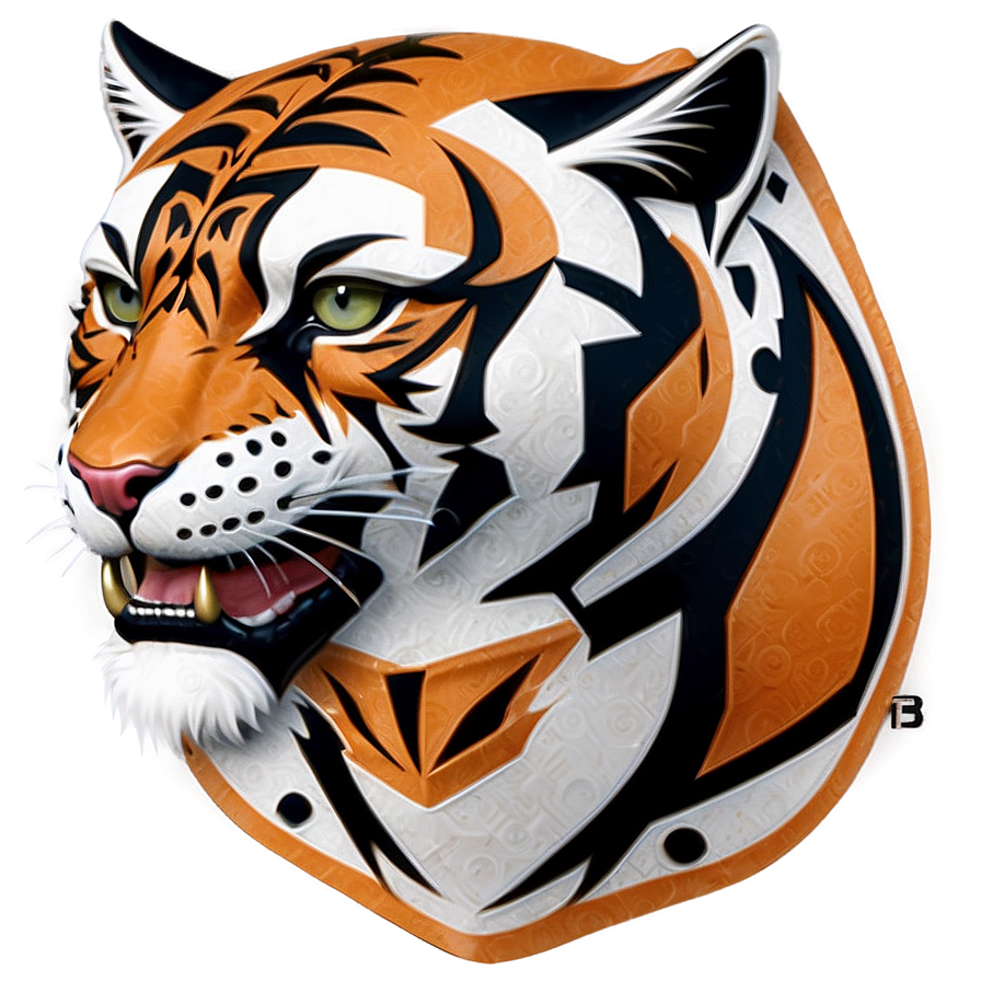 Minimalist Bengals Logo Png 29 PNG Image