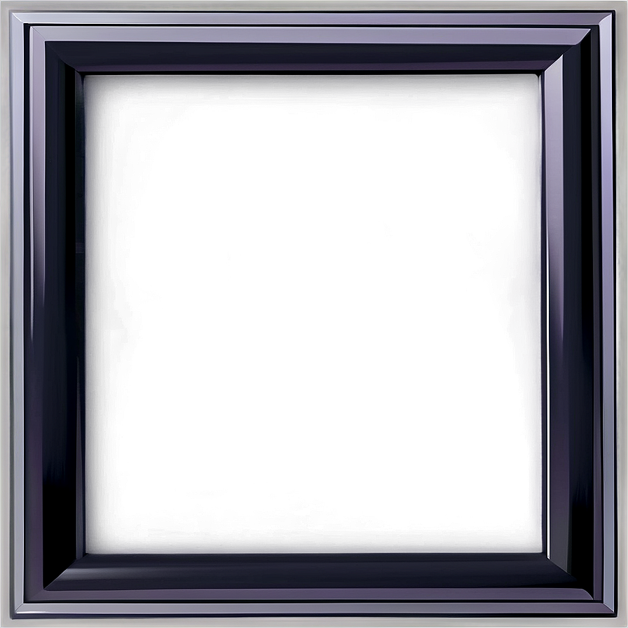 Minimalist Black Frame Png 05252024 PNG Image