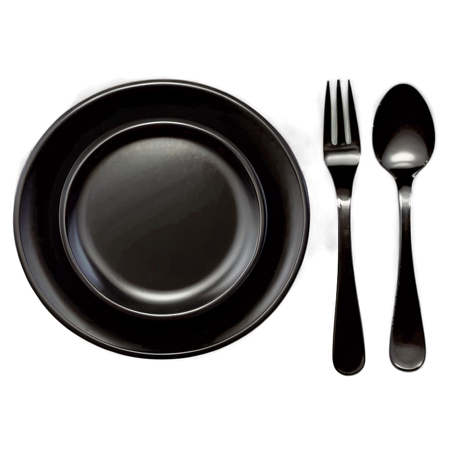 Minimalist Black Tableware Png 99 PNG Image