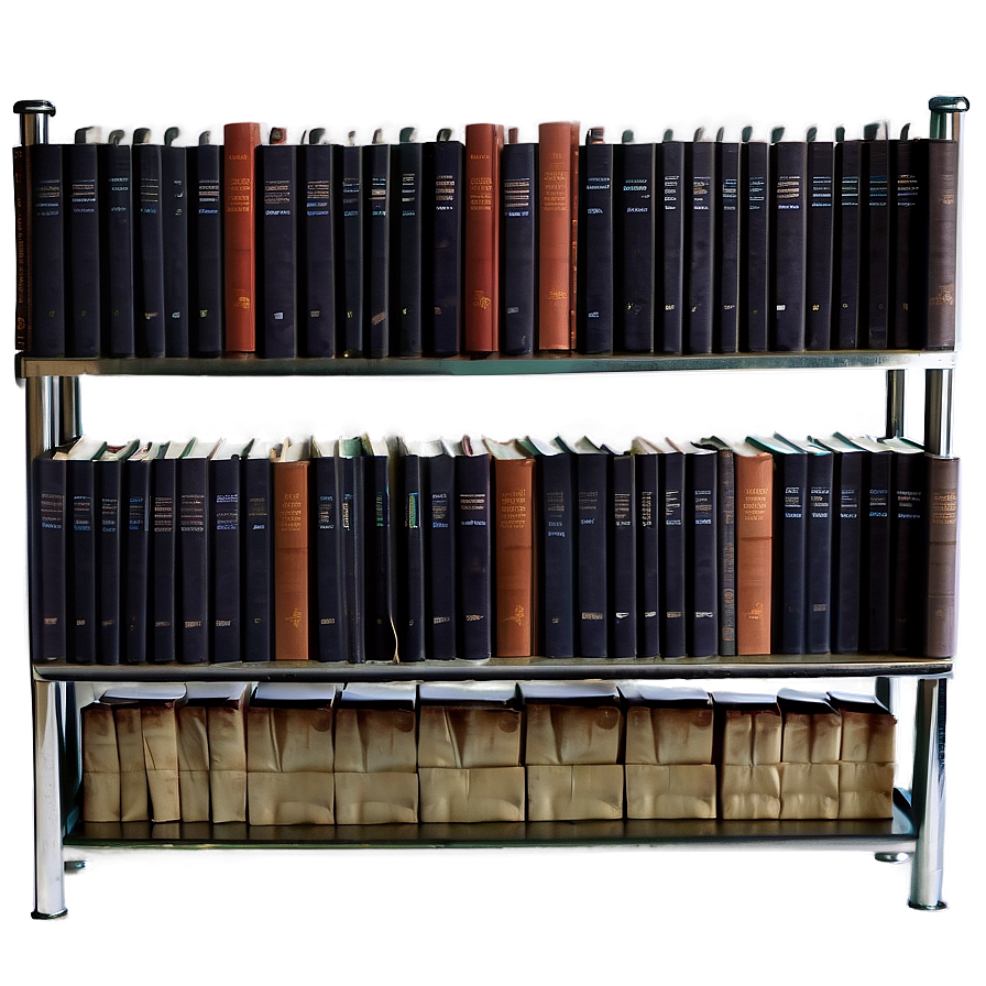 Minimalist Bookshelf Books Png 60 PNG Image