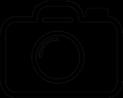 Minimalist_ Camera_ Logo_ Outline PNG Image