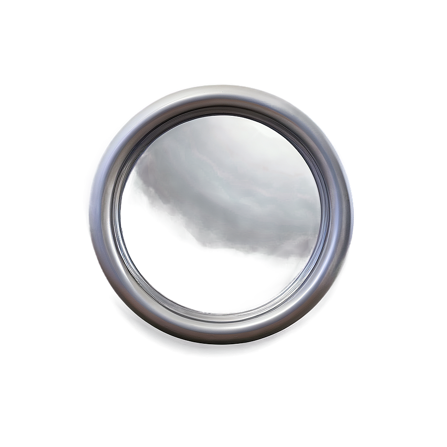 Minimalist Circle Mirror Png 72 PNG Image