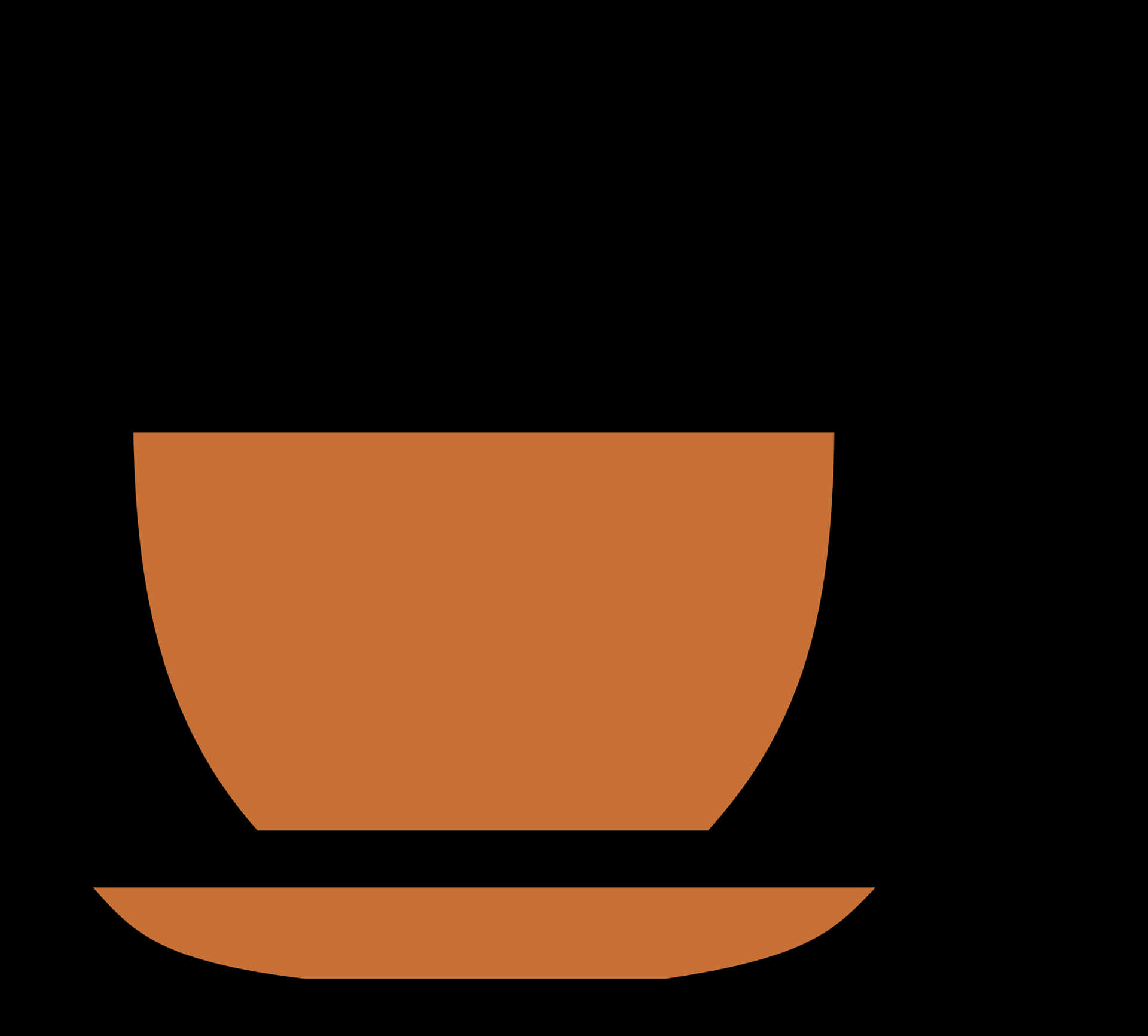 Minimalist Coffee Cup Icon PNG Image