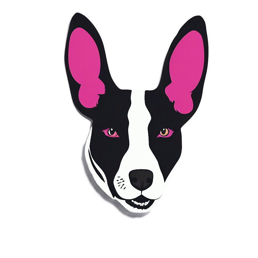 Minimalist Dog Head Png Pbh99 PNG Image