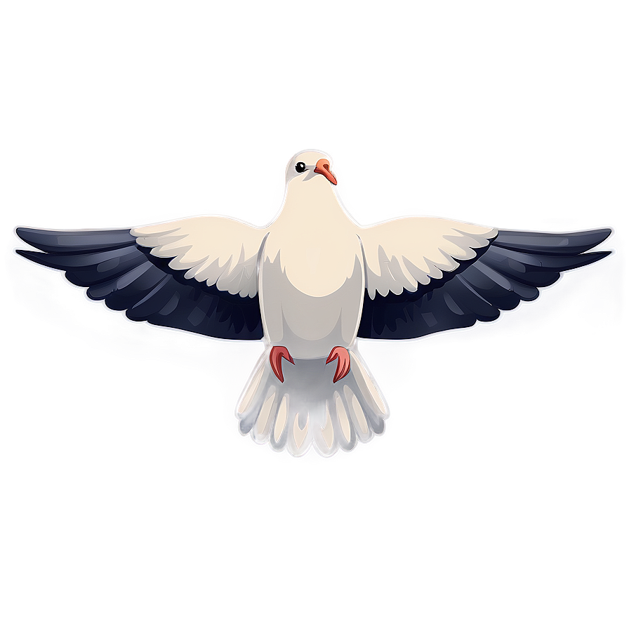 Minimalist Dove Clipart Png Ano PNG Image