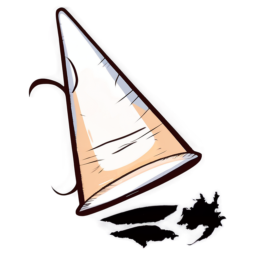 Minimalist Dunce Cap Png Qno62 PNG Image