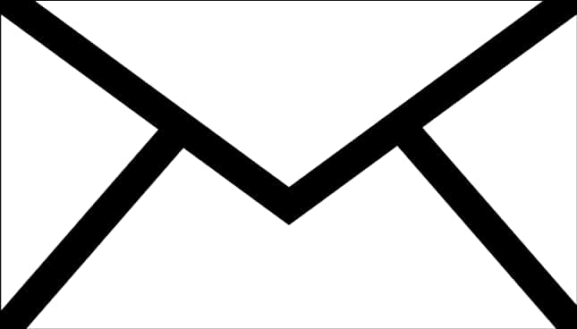 Minimalist Email Icon PNG Image