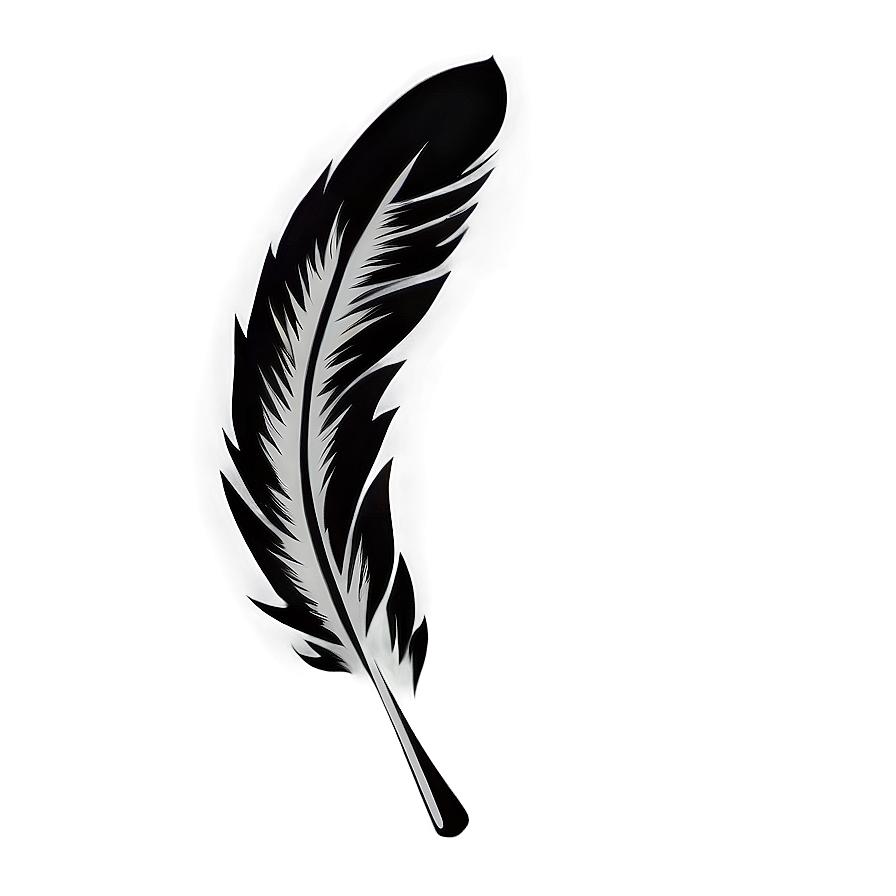 Minimalist Feather Outline Png Fjy PNG Image