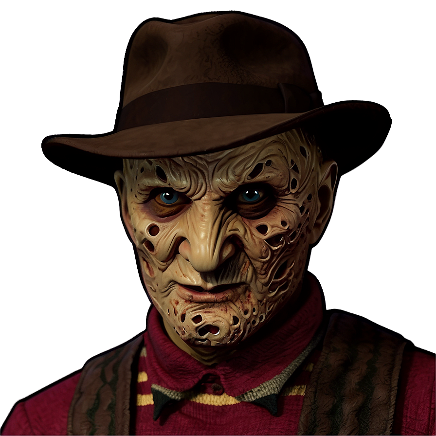 Minimalist Freddy Krueger Png 05232024 PNG Image