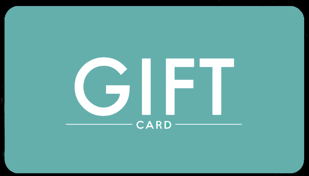 Minimalist Gift Card Design PNG Image