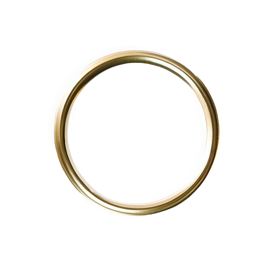 Minimalist Gold Circle Frame Png Kre19 PNG Image