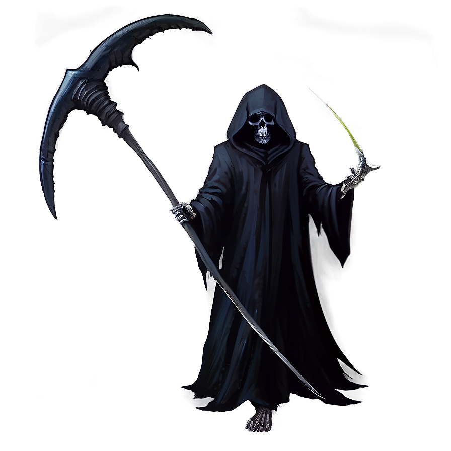 Minimalist Grim Reaper Png Dcu79 PNG Image