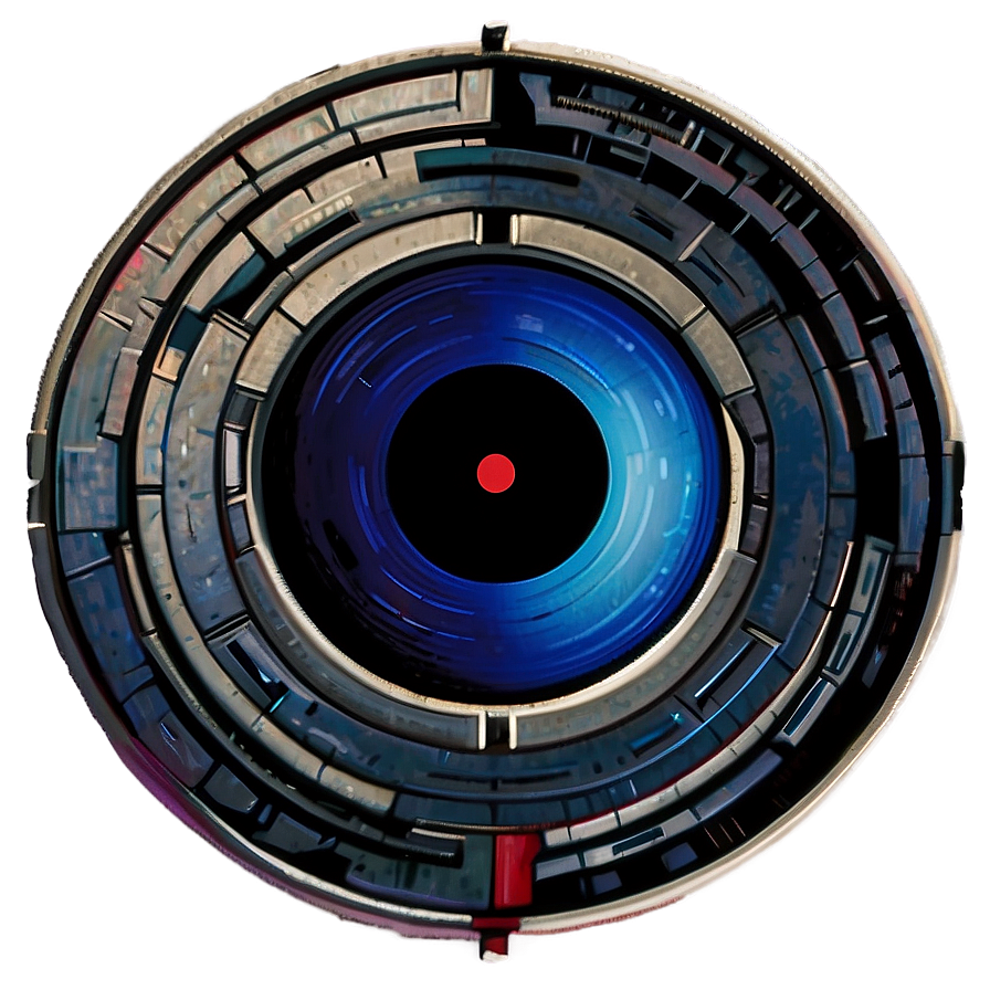 Minimalist Hal 9000 Design Png Kaa PNG Image