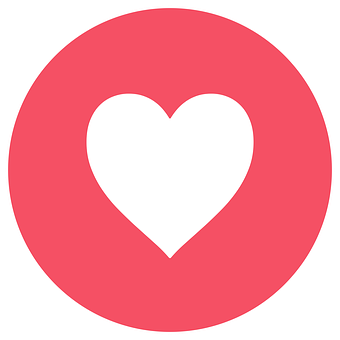 Minimalist Heart Icon PNG Image