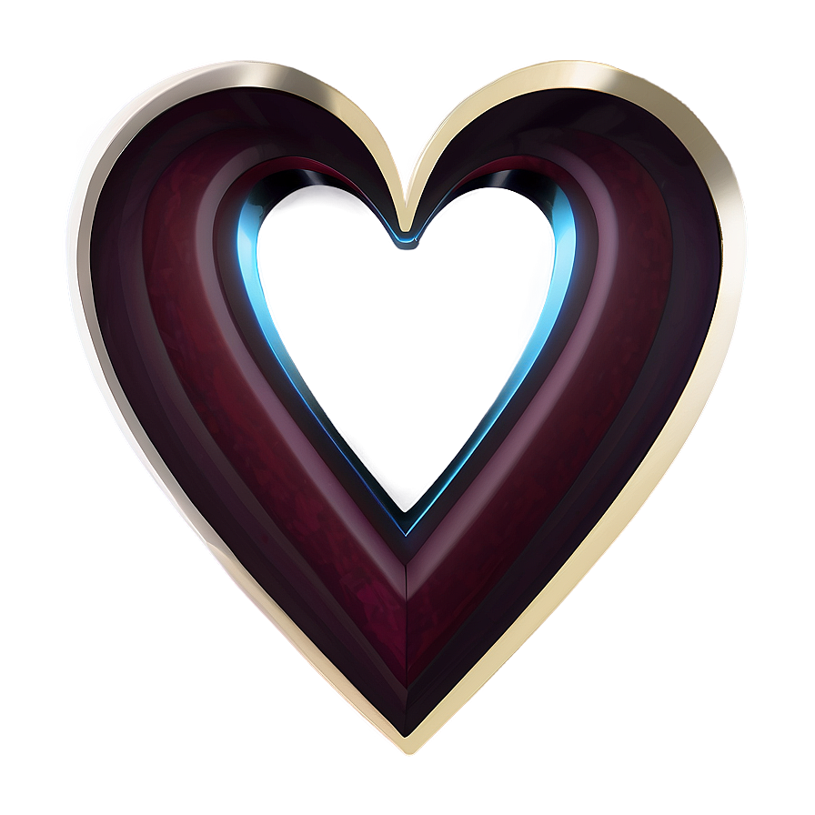 Minimalist Heart Logo Png Mgf95 PNG Image