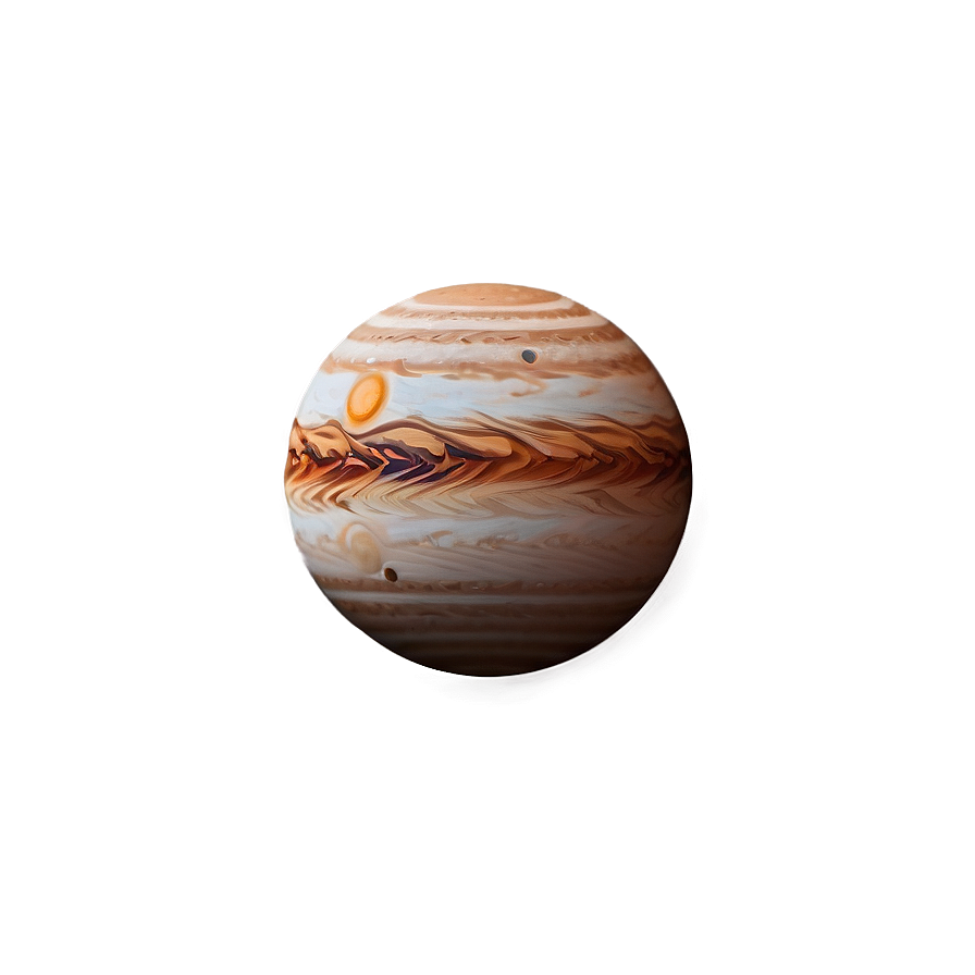 Minimalist Jupiter Design Png Pft PNG Image