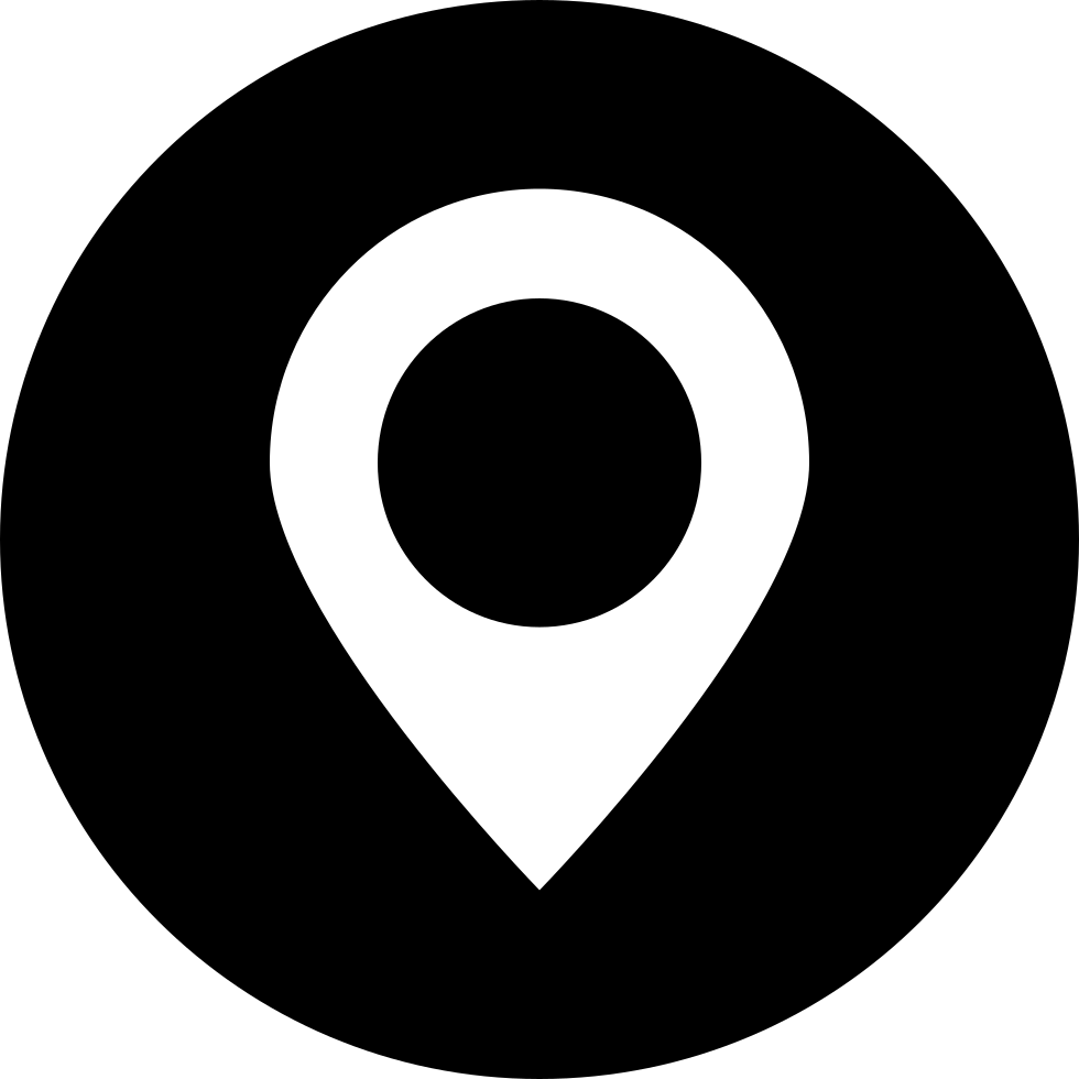 Minimalist Location Pin Icon PNG Image