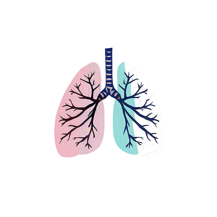 Minimalist Lungs Icon Png Jln28 PNG Image