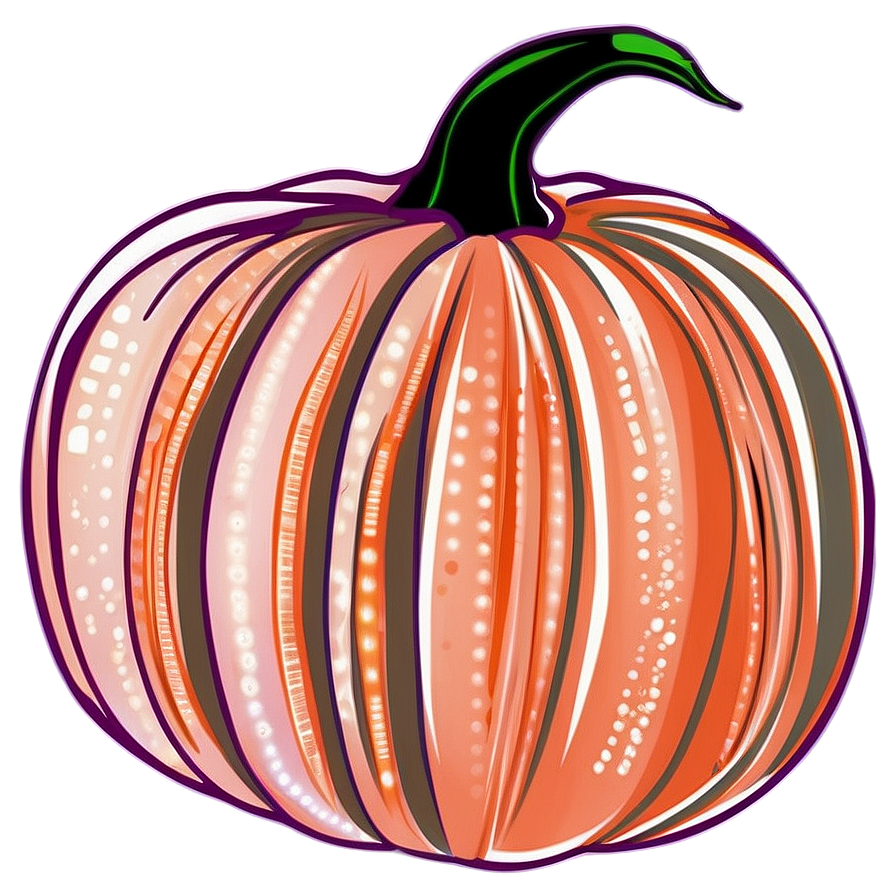 Minimalist Pumpkin Outline Png 06202024 PNG Image