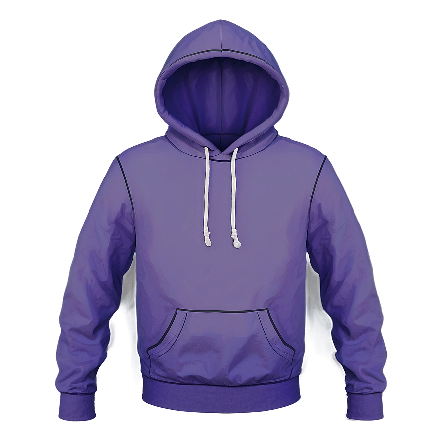 Minimalist Purple Hoodie Sketch Png Rak PNG Image