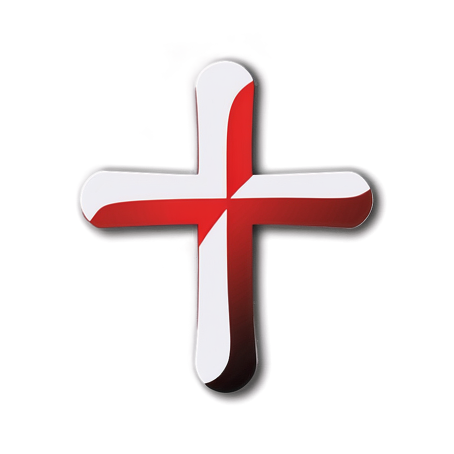 Minimalist Red Cross Png 58 PNG Image