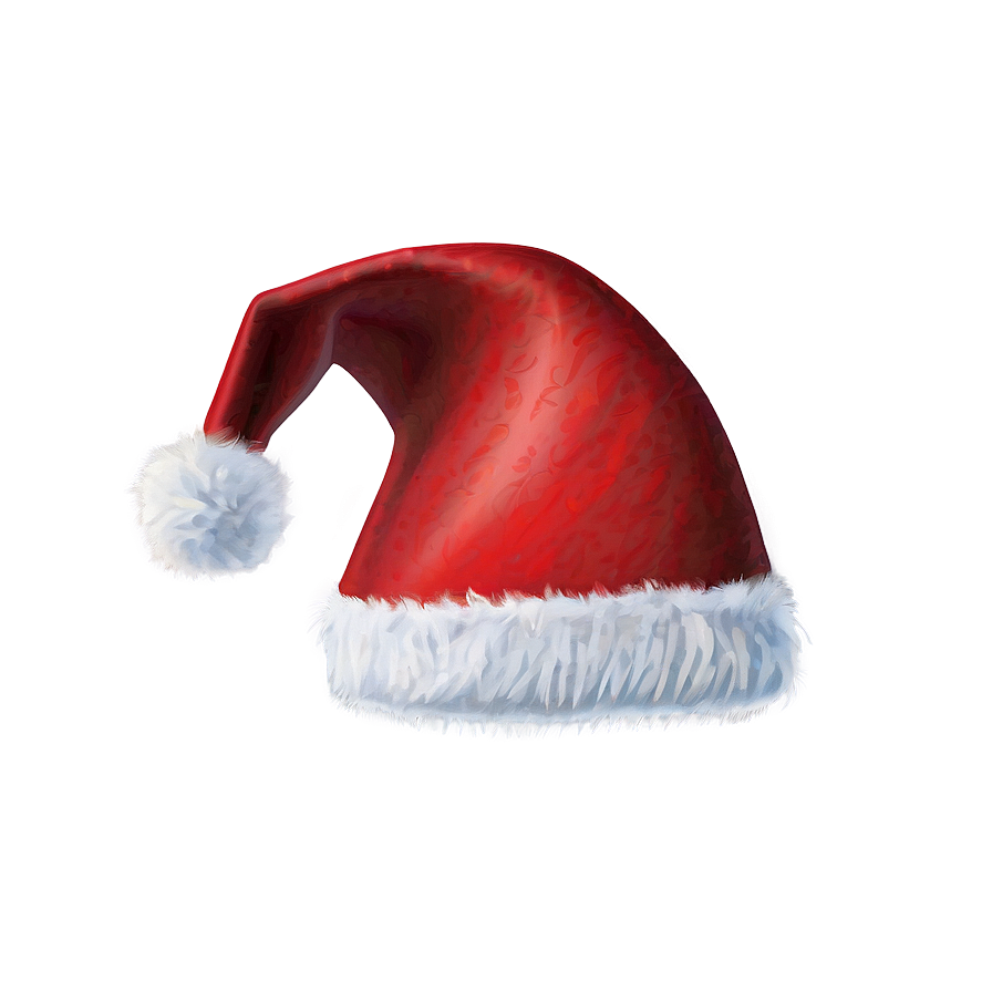 Minimalist Santa Hat Vector Png 06282024 PNG Image