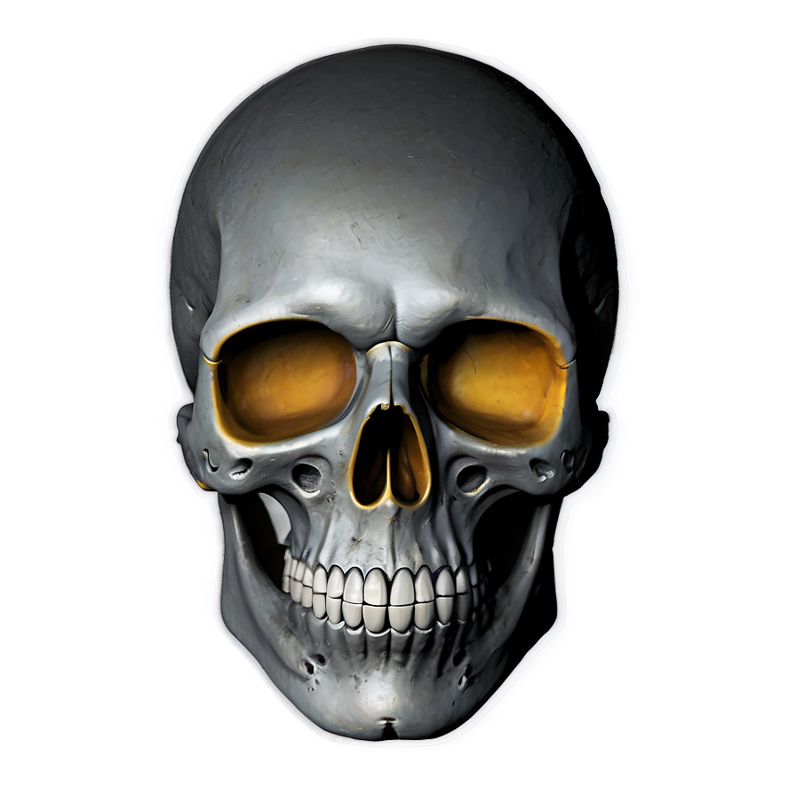 Minimalist Skull Icon Png A PNG Image