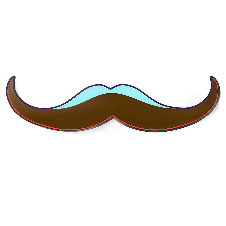 Minimalist Thin Mustache Png 51 PNG Image