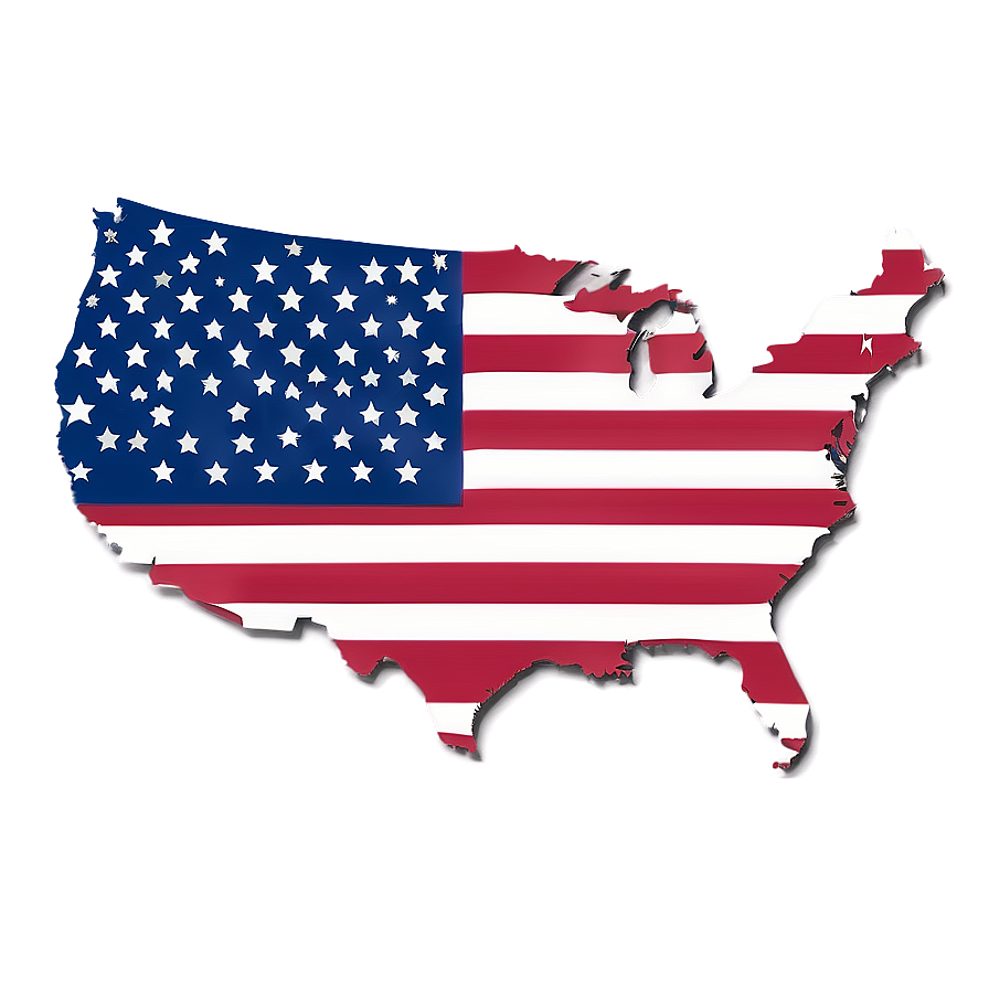 Minimalist Usa Outline Png Tmm PNG Image