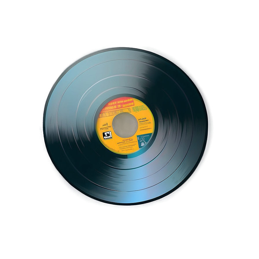 Minimalist Vinyl Record Design Png Sqd75 PNG Image