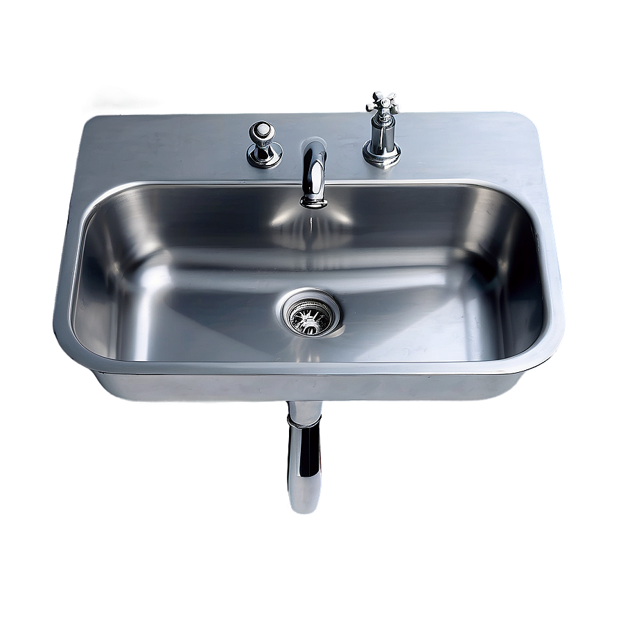 Minimalist Wall-mounted Sink Png Ubv34 PNG Image