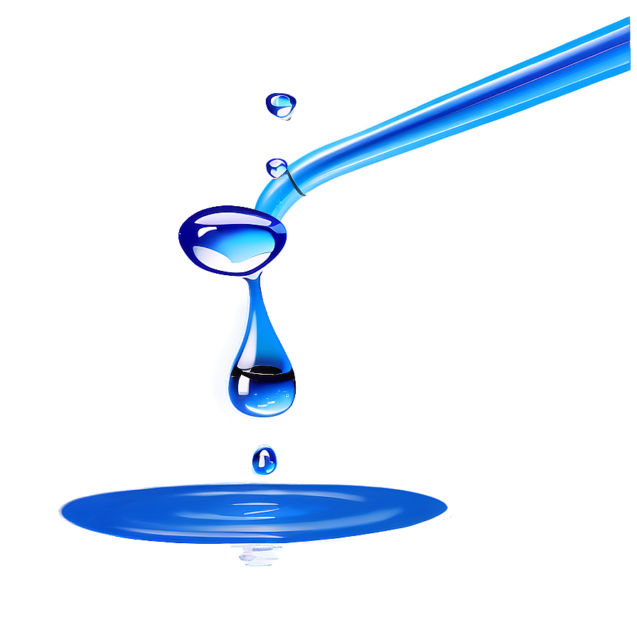 Minimalist Water Drip Png Ske PNG Image