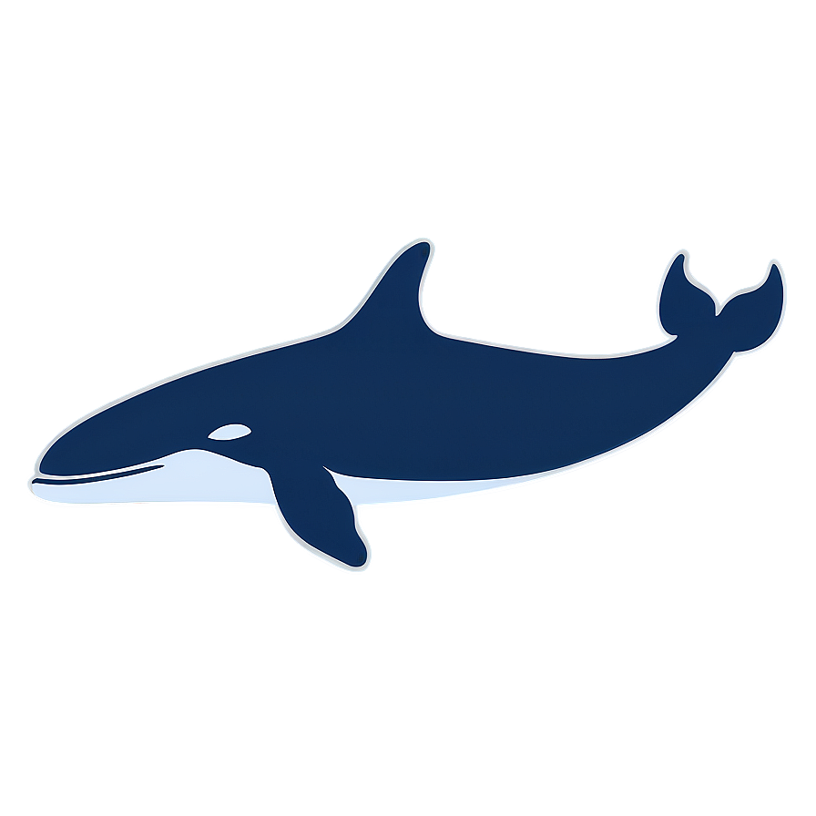 Minimalist Whale Png 20 PNG Image