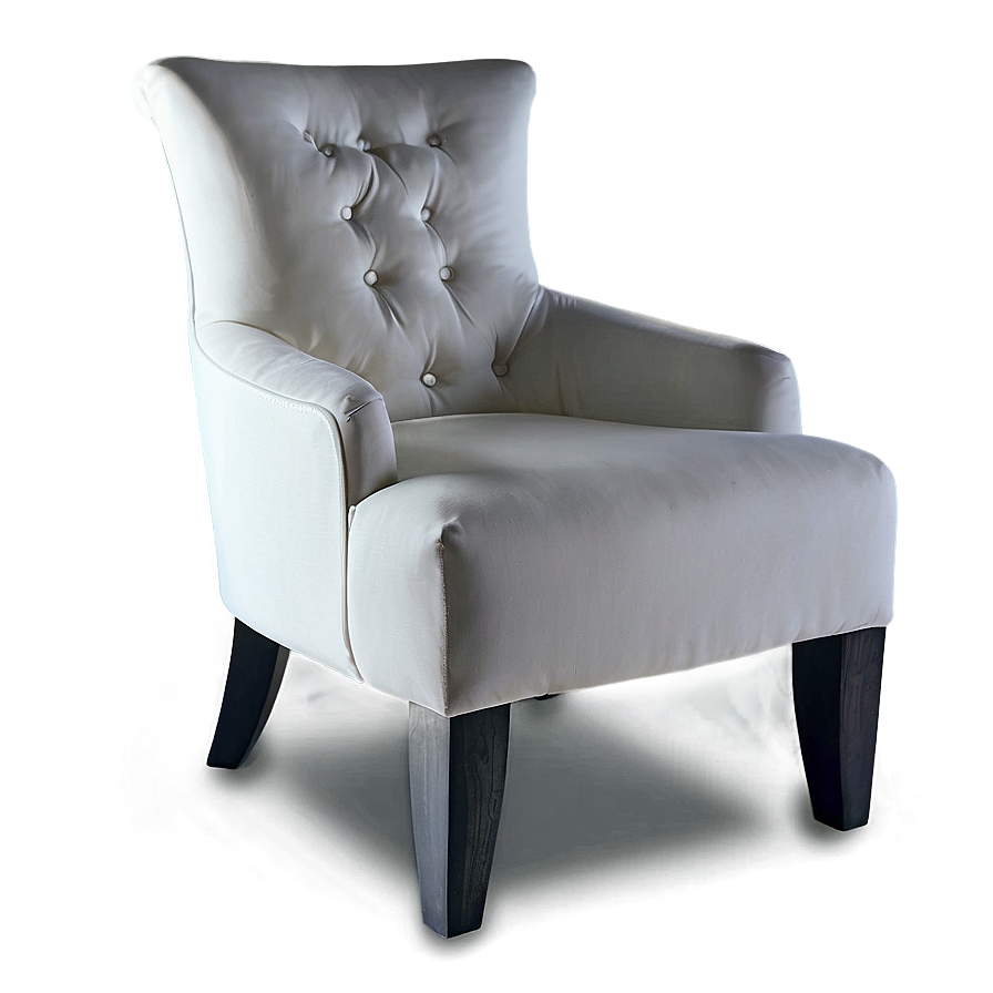 Minimalist White Armchair Png Cis35 PNG Image