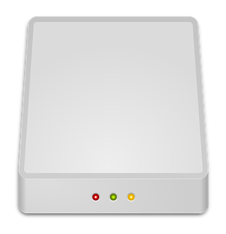 Minimalist White Box Icon PNG Image