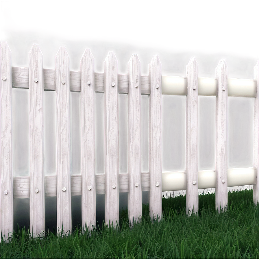 Minimalist White Fence Idea Png 88 PNG Image