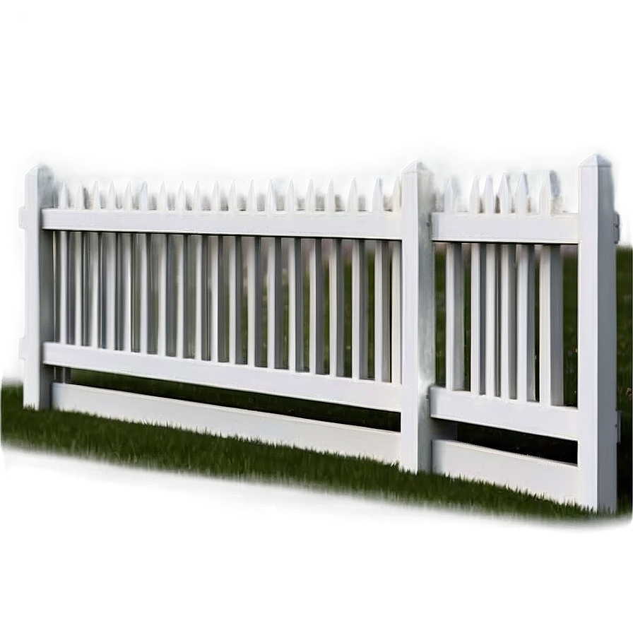 Minimalist White Fence Idea Png Bin PNG Image