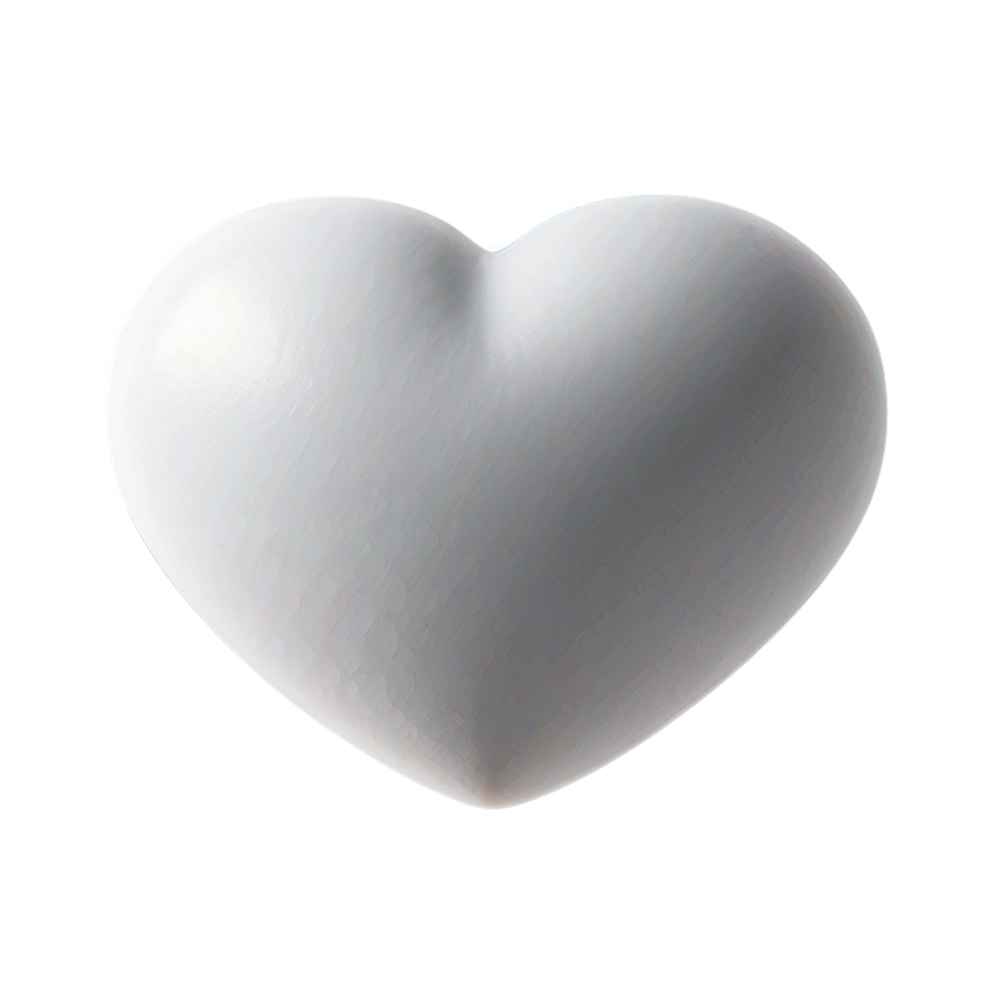 Minimalist White Heart Png Wqp21 PNG Image