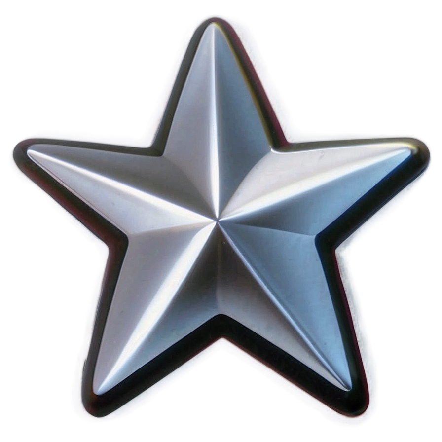 Minimalist White Star Image Png Wiv PNG Image