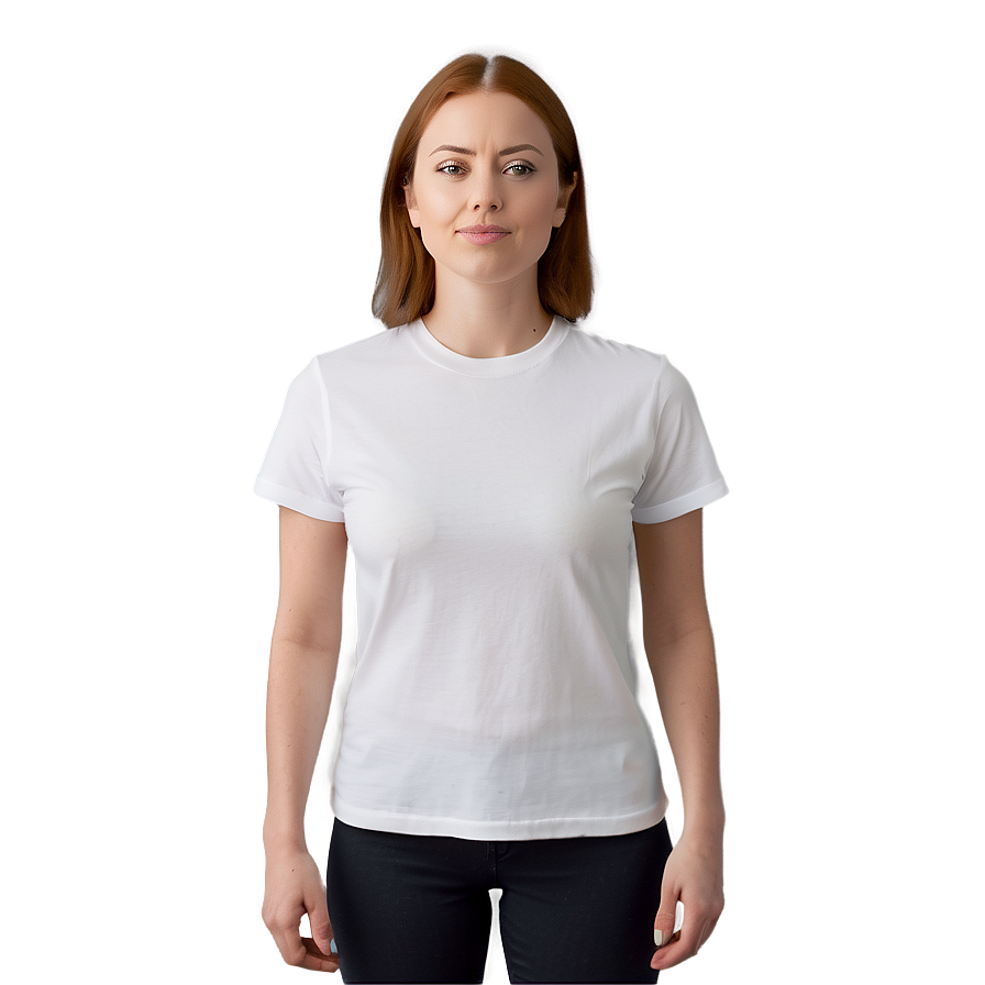 Minimalist White T-shirt Art Png 34 PNG Image