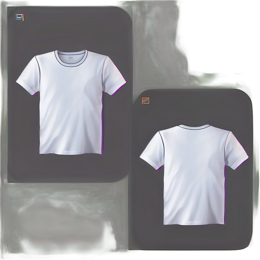 Minimalist White T-shirt Art Png Gjr PNG Image