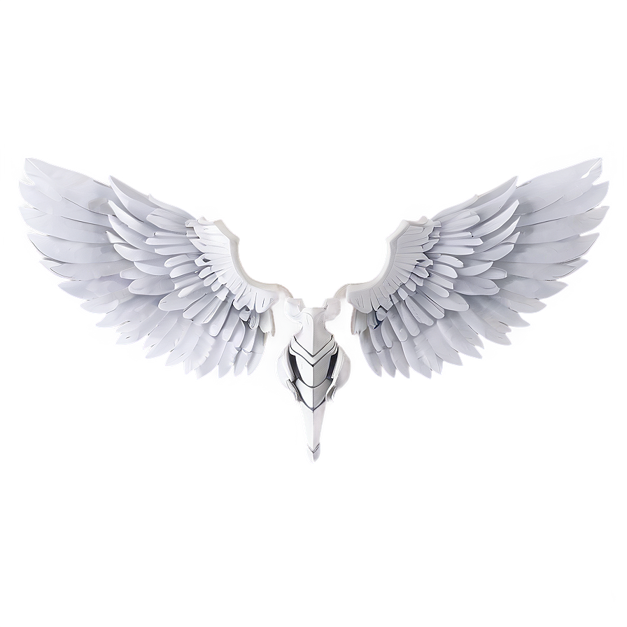 Minimalist White Wings Png Oud PNG Image