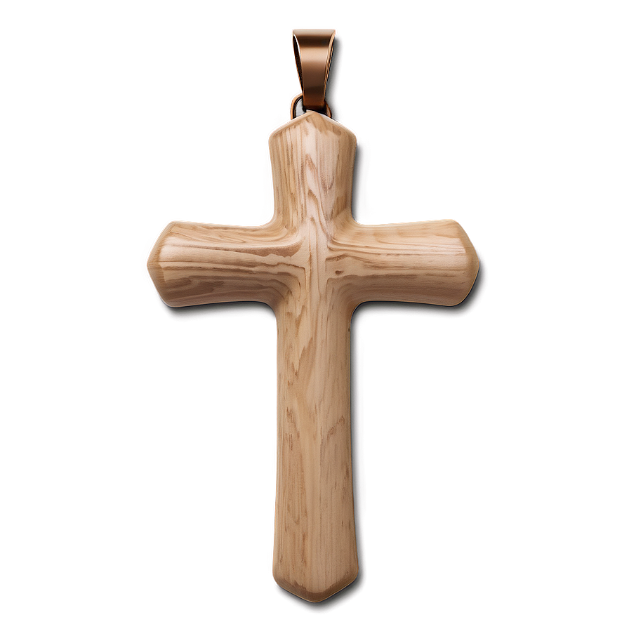 Minimalist Wooden Cross Png Ygm62 PNG Image