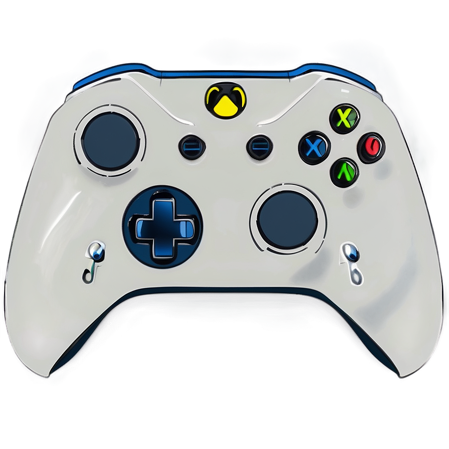 Minimalist Xbox Controller Art Png Aeg PNG Image