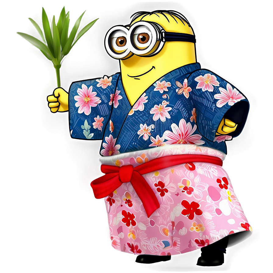 Minion In Kimono Png 18 PNG Image