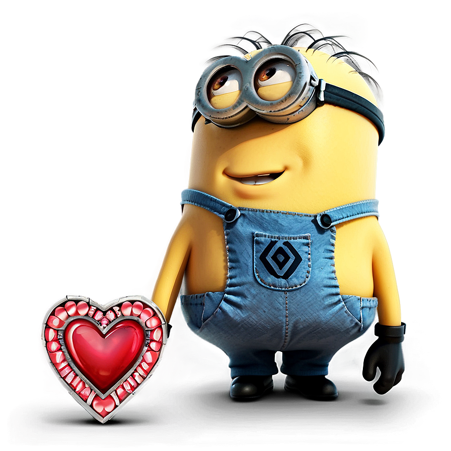 Minion Love Heart Png 05232024 PNG Image