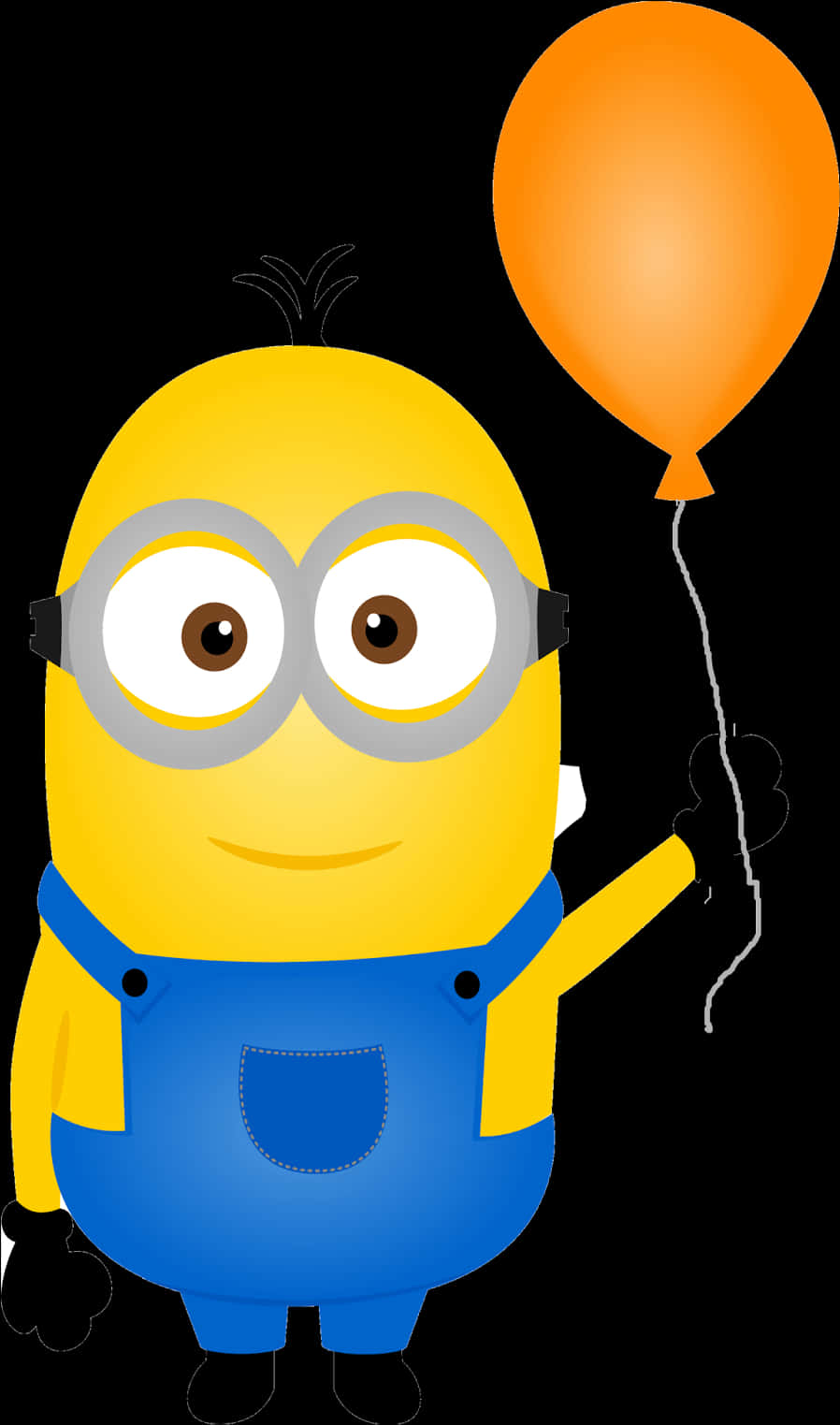 Minion With Balloon PNG Image